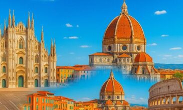 Büyük İtalya Turu Ajet Hava Yolları ile Ekstra Turlar ve Çevre Gezileri Dahil 7 Gece 8 Gün (FCO-BGY)